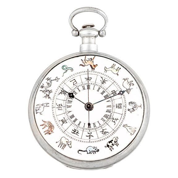 Swiss watch with zodiac signs for the Chinese market Circa 1875