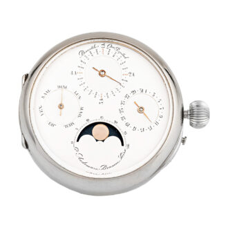 Swiss double-sided astronomical pocket watch Circa 1800-1900
