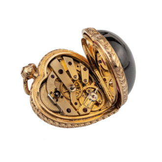 Swiss miniature watch in the shape of a heart Circa 1858