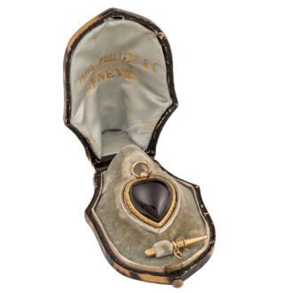 Swiss miniature watch in the shape of a heart Circa 1858