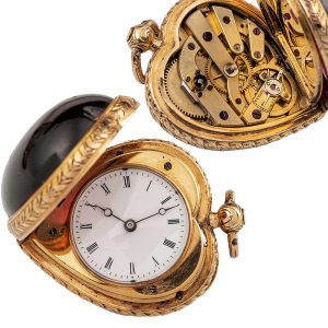 Swiss miniature watch in the shape of a heart Circa 1858