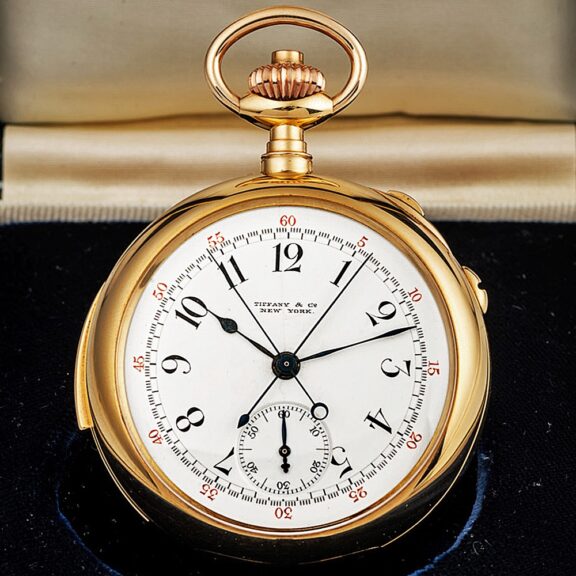 Swiss gold repeater with split-seconds chronograph Circa 1890