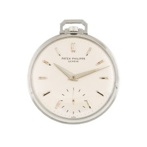Elegant Swiss white gold Art Deco dress watch Circa 1940-1950