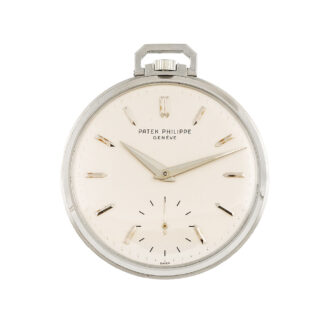Elegant Swiss white gold Art Deco dress watch Circa 1940-1950