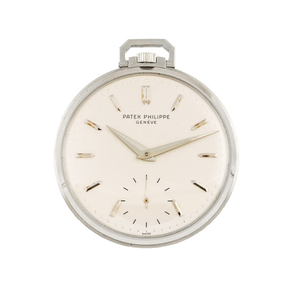 Elegant Swiss white gold Art Deco dress watch Circa 1940-1950