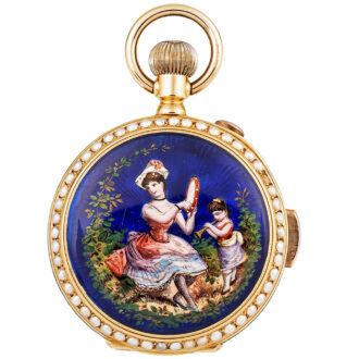 Swiss 18K gold repeater made for the Chinese market Circa 1900