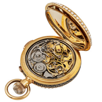 Swiss 18K gold repeater made for the Chinese market Circa 1900