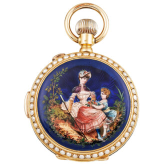 Swiss 18K gold repeater made for the Chinese market Circa 1900