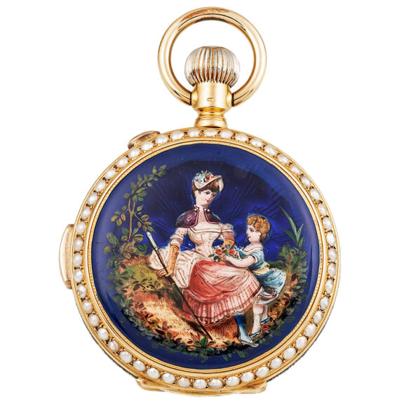 Swiss 18K gold repeater made for the Chinese market Circa 1900 Swiss 18K gold repeater made for the Chinese market Circa 1900