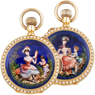 Swiss 18K gold repeater made for the Chinese market Circa 1900