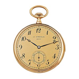 Swiss 18K gold minute repeating pocket dress watch Circa 1920
