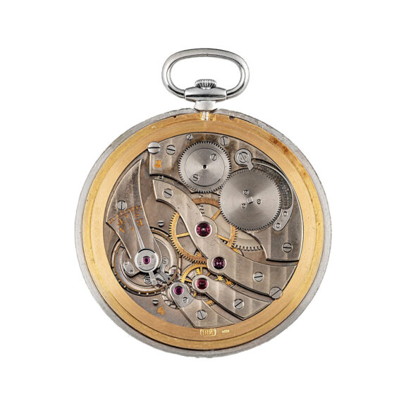 Swiss elegant platinum knife edged lever watch Circa 1920 Swiss elegant platinum knife edged lever watch Circa 1920