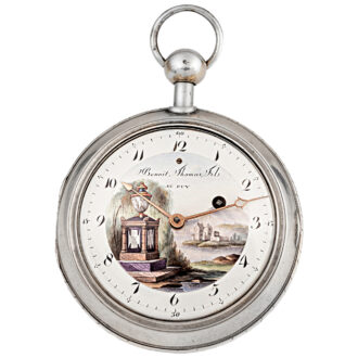 French historically double sided pocket watch Circa 1790