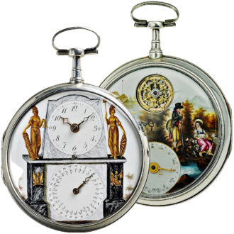 French calendar watch with Debaufre escapement Circa 1800
