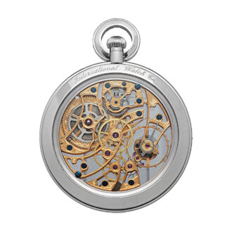Swiss 18K white gold skeletonized keyless lever watch Circa 1970