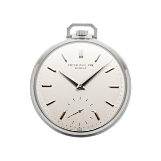 Rare Swiss white gold Art Deco dress watch Circa 1965