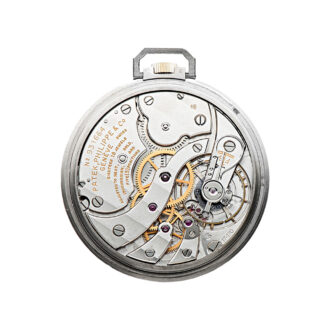 Rare Swiss white gold Art Deco dress watch Circa 1965