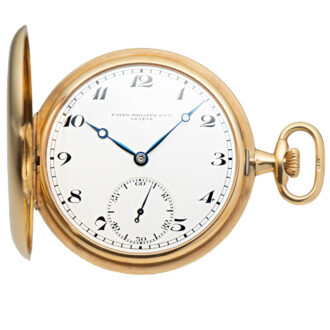 Swiss 18K gold hunting cased pocket watch Circa 1930