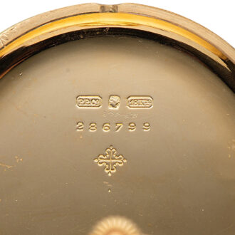 Swiss 18K gold hunting cased pocket watch Circa 1930