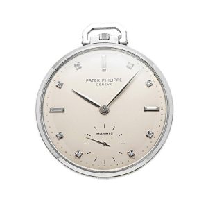 Rare Swiss platinum diamond-set dress watch Circa 1963