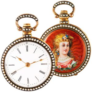 Swiss gilt metal watch made for the Chinese market Circa 1870