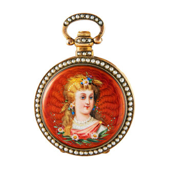 Swiss gilt metal watch made for the Chinese market Circa 1870