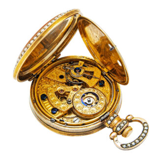 Swiss gilt metal watch made for the Chinese market Circa 1870