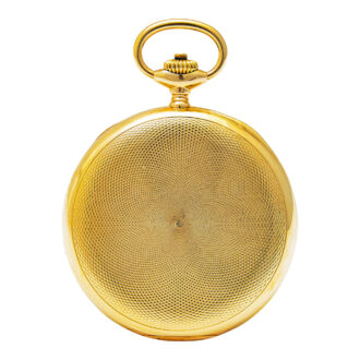 Swiss gold chronograph with pulsometer scale Circa 1920