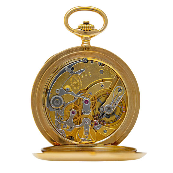 Swiss gold chronograph with pulsometer scale Circa 1920 Swiss gold chronograph with pulsometer scale Circa 1920