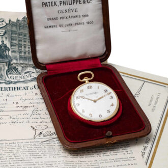 Rare Swiss 18K gold Art Deco dress watch circa 1927