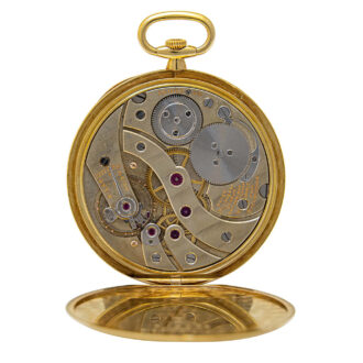 Rare Swiss 18K gold Art Deco dress watch circa 1927