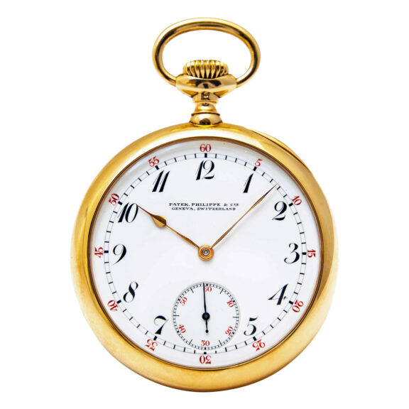 Rare Swiss 18 Carat gold observatory pocket chronometer Circa 1913