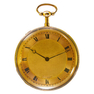 French 20K gold quarter repeating pocket watch Circa 1806-1809