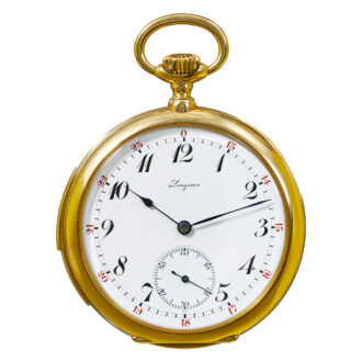 Swiss gold open faced minute repeating lever Circa 1914