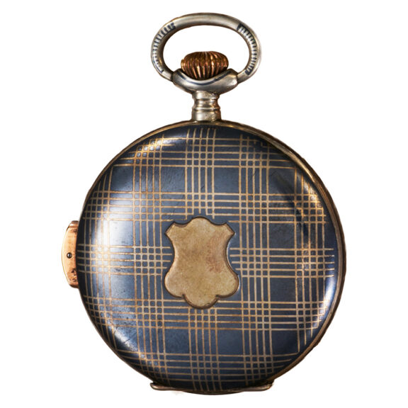 Swiss niëllo-silver minute repeating pocket watch Circa 1910 Swiss niëllo-silver minute repeating pocket watch Circa 1910