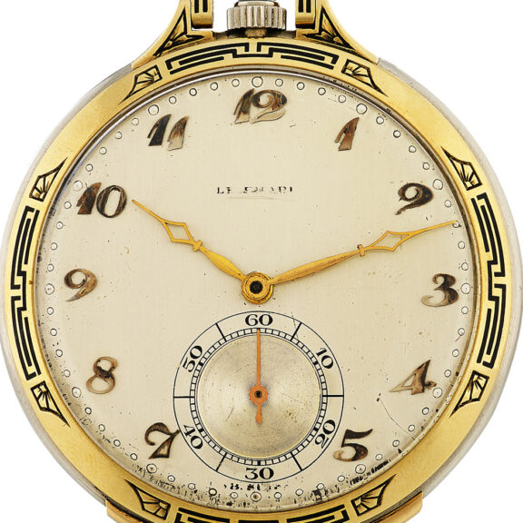 Swiss gold and enamel repeating Art Deco dress watch Circa 1930 Swiss gold and enamel repeating Art Deco dress watch Circa 1930