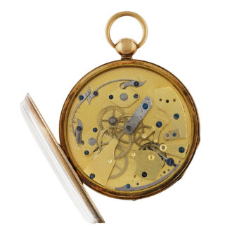 Swiss gold watch with dead independent seconds Circa 1830