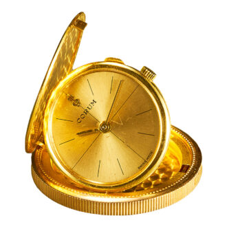Swiss 18K gold Ten Dollars Liberty 1893 watch Circa 1975-1980