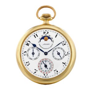 Swiss minute repeating perpetual calendar watch Circa 1915