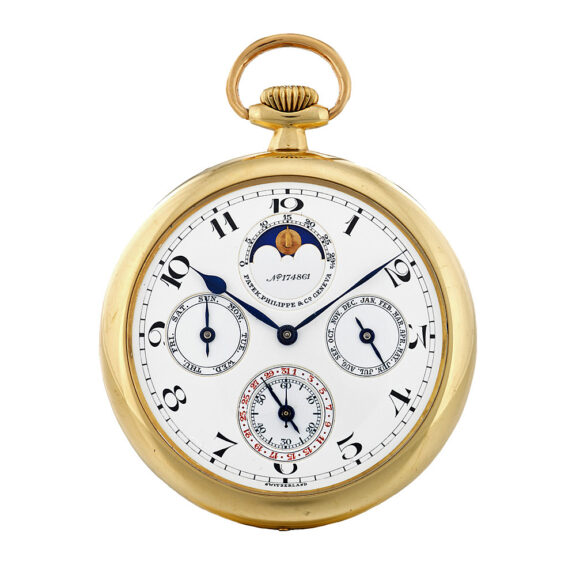 Swiss minute repeating perpetual calendar watch Circa 1915