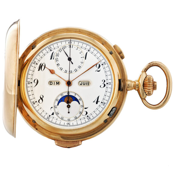 Swiss gold complicated repeating chronograph Circa 1900