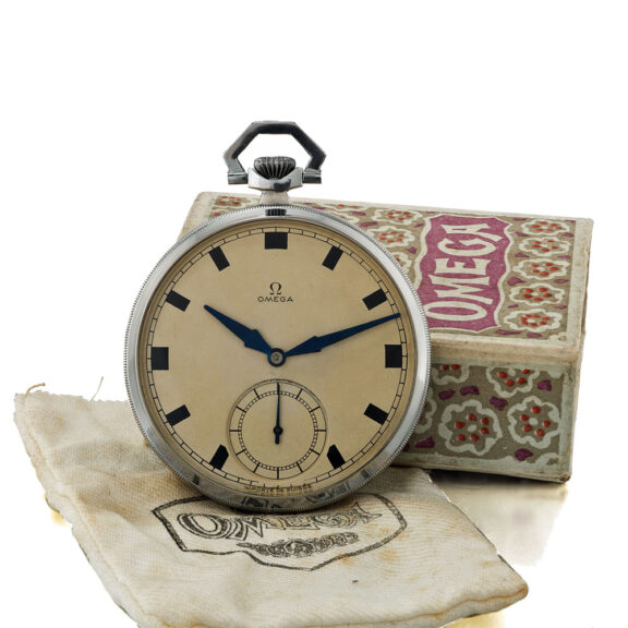 Attractive Swiss stainless steel Art Deco dress watch Circa 1933 Attractive Swiss stainless steel Art Deco dress watch Circa 1933