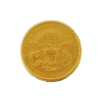 Swiss 18K gold US twenty dollar coin watch Circa 1971