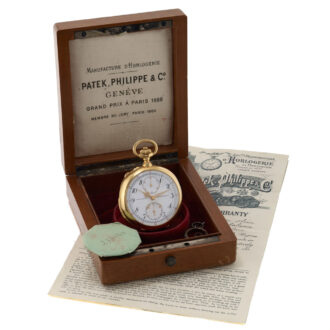 Swiss gold repeating split seconds chronograph Circa 1915