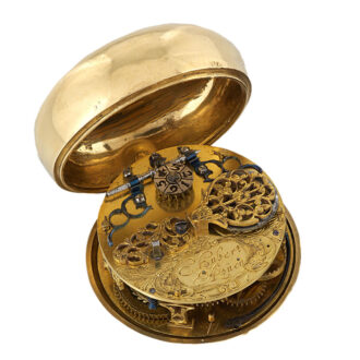 French single-handed pair-cased verge watch Circa 1660 French single-handed pair-cased verge watch Circa 1660