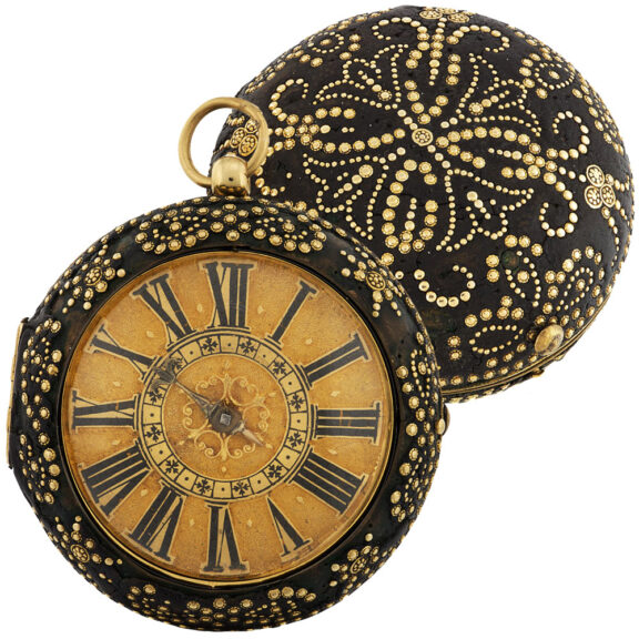 French single-handed pair-cased verge watch Circa 1660 French single-handed pair-cased verge watch Circa 1660