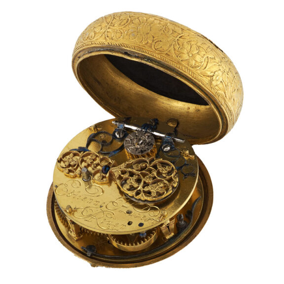 French single-handed pair-cased verge watch Circa 1660 French single-handed pair-cased verge watch Circa 1660