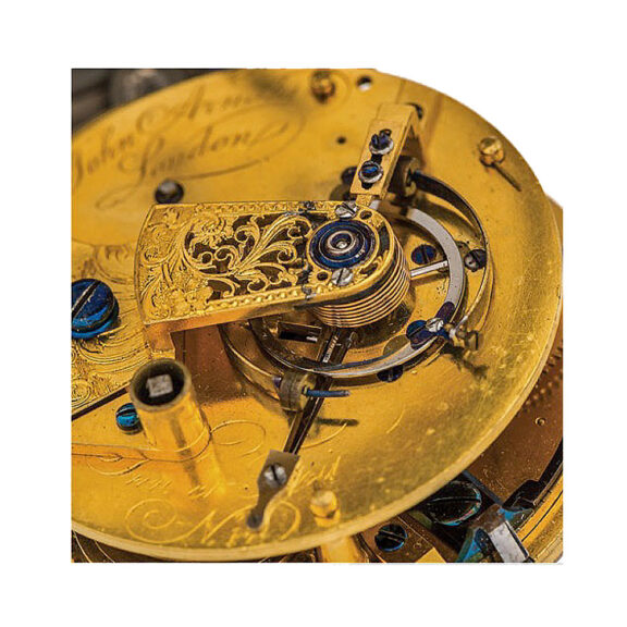 Large silver English deck chronometer with O-Z balance Circa 1774 Large silver English deck chronometer with O-Z balance Circa 1774