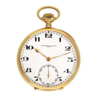 Swiss 18K yellow gold open faced lever pocket watch Circa 1925 Swiss 18K yellow gold open faced lever pocket watch Circa 1925