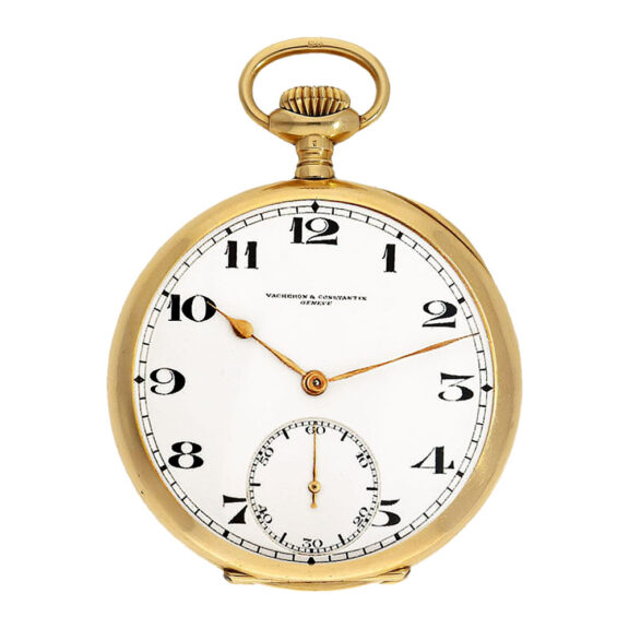 Swiss 18K yellow gold open faced lever pocket watch Circa 1925 Swiss 18K yellow gold open faced lever pocket watch Circa 1925